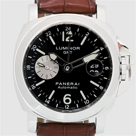 panerai luminor gmt wrist watch 196379f|Panerai Luminor logo.